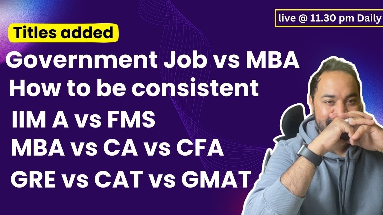 CAT 2023 | CAT 2024 - Ask me anything | MBA Preparation | Should I give CAT ?
