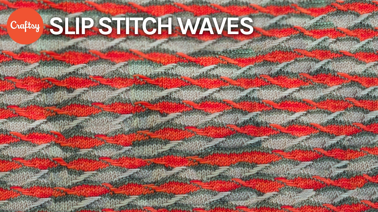Slip Stitch Waves | Creative Colorwork Knitting Tutorial with Faina Goberstein