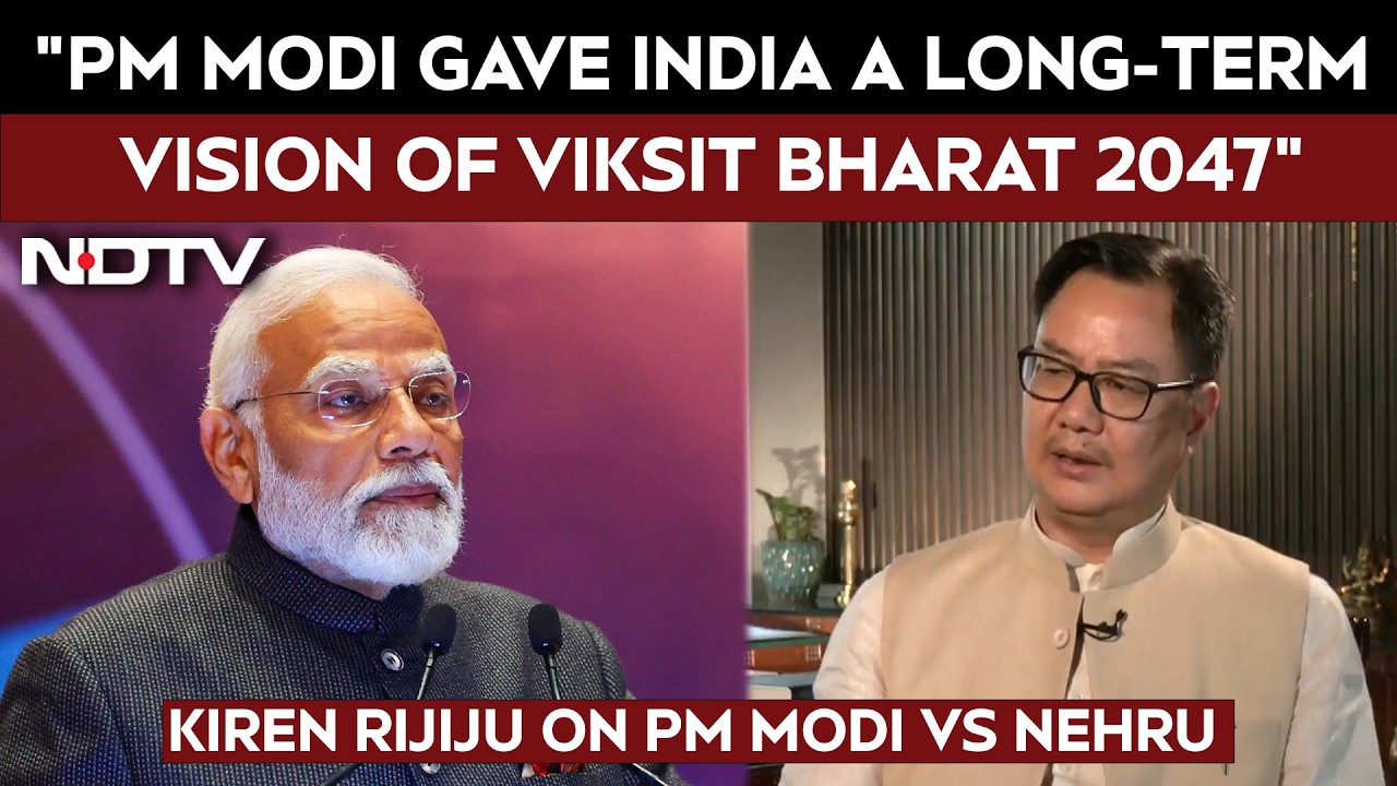 Kiren Rijiju on PM Modi vs Nehru: 
