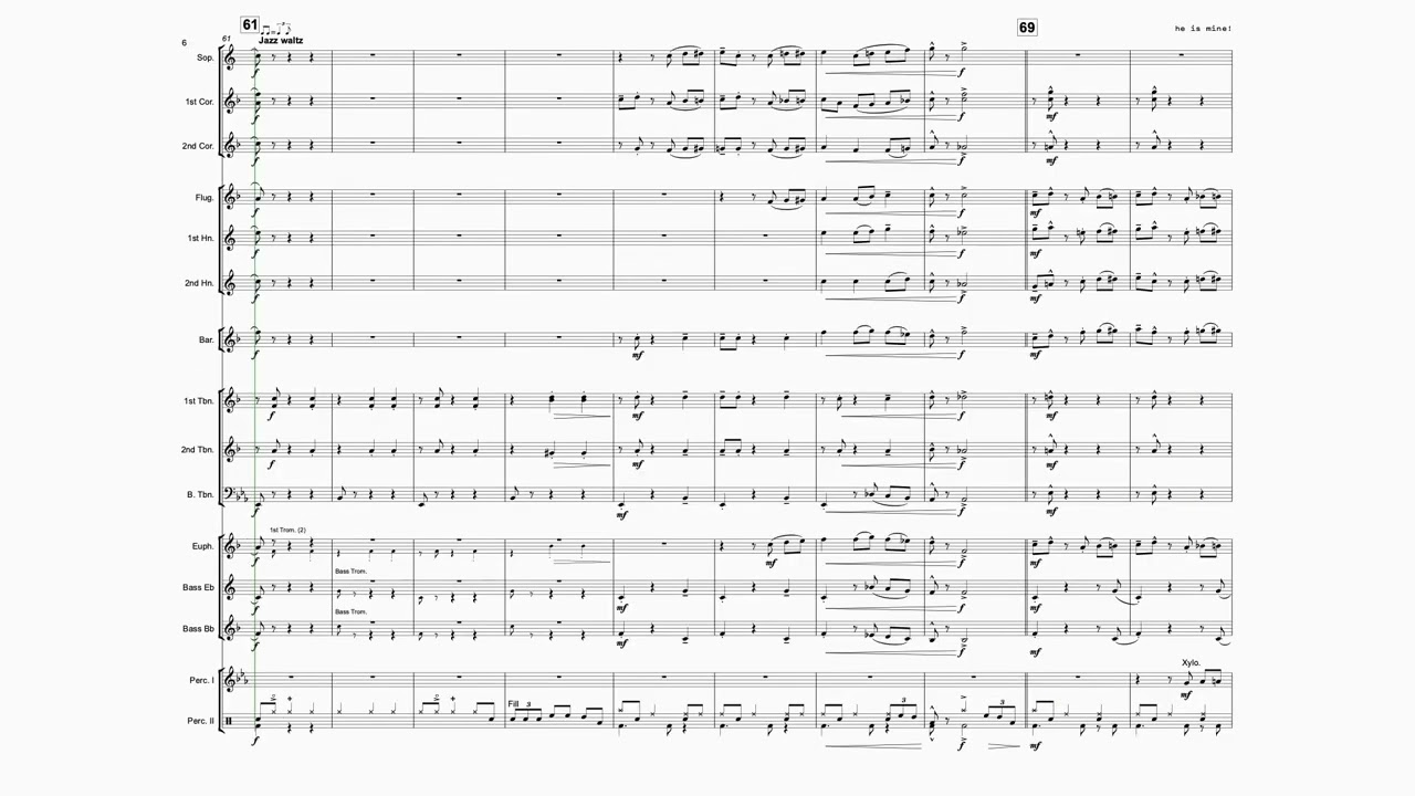 HE IS MINE! (Michael Cooper) - Midi Band Series