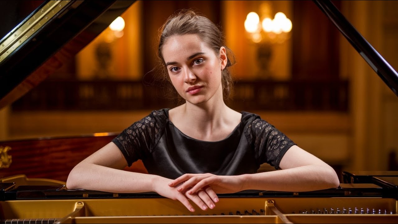 Teachers force young woman to play difficult piano piece – Ignorant that she is very  pianist...