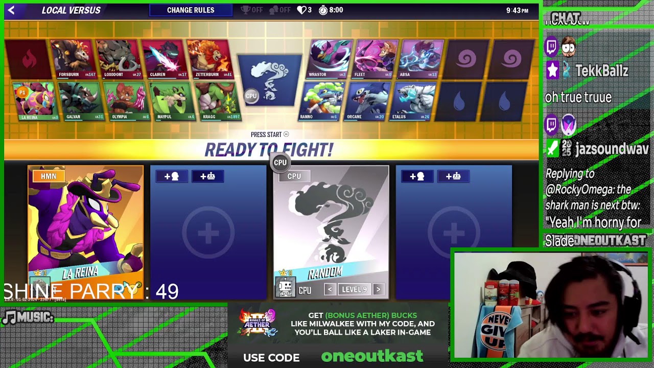 FINALLY ....... LA REINA HAS DROPPED IN RIVALS OF AETHER 2 ( EARLY BUILD FOR CREATORS )