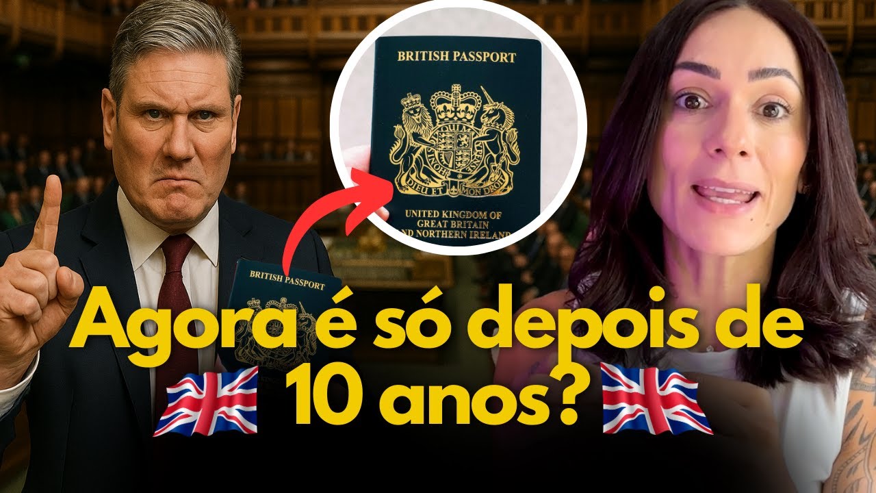 Residência Permanente MAIS DIFÍCIL no Reino Unido? Entenda a polêmica dos 10 ANOS!