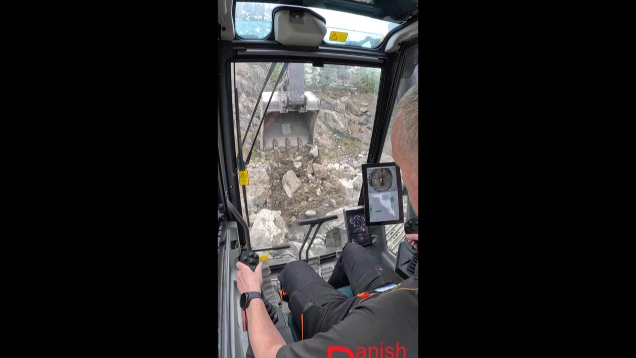 The New Volvo EC400 Excavator Test Drive: Cab View