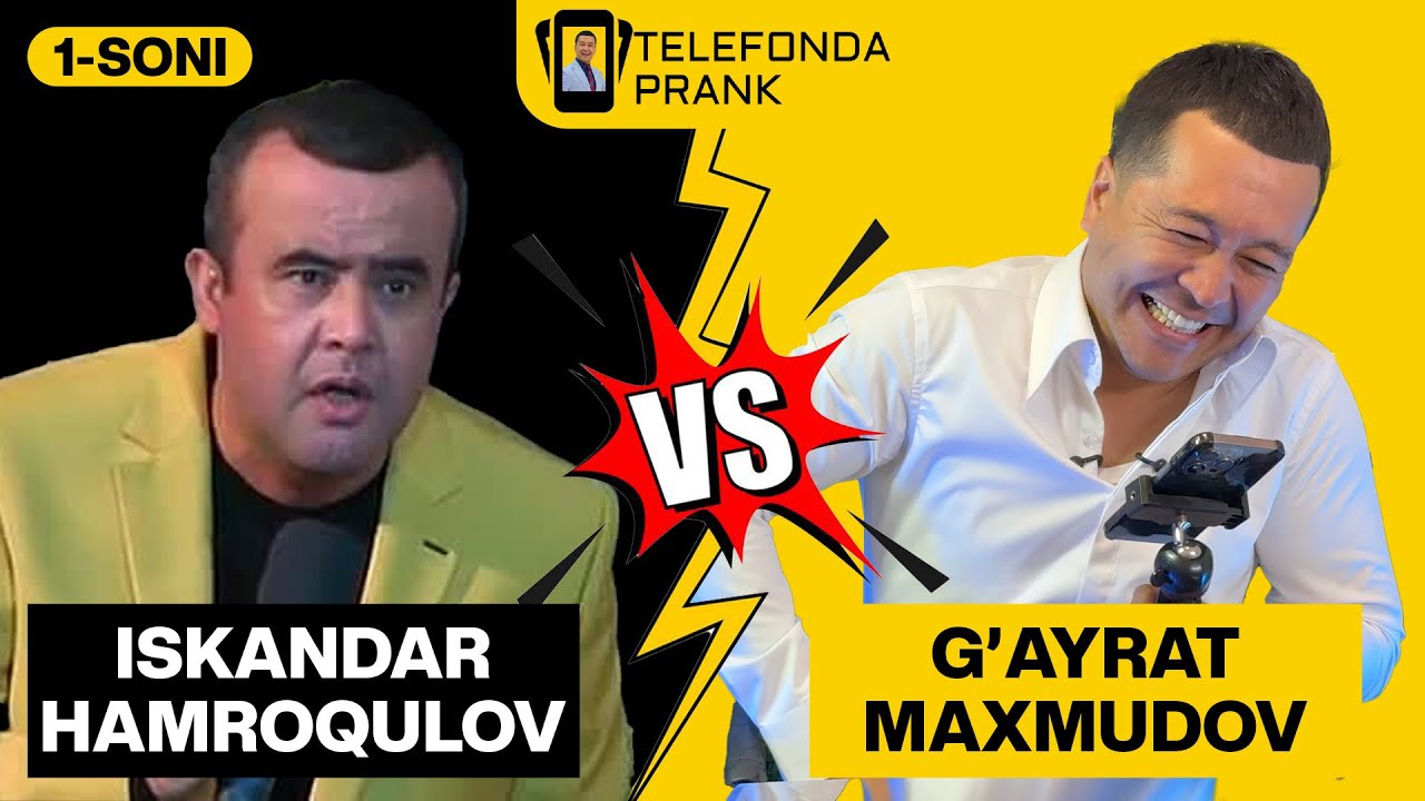☎️Telefonda Prank 1-soni🤓 Iskandar Hamroqulov ukasini muxlisi bilan gaplashdi🤩
