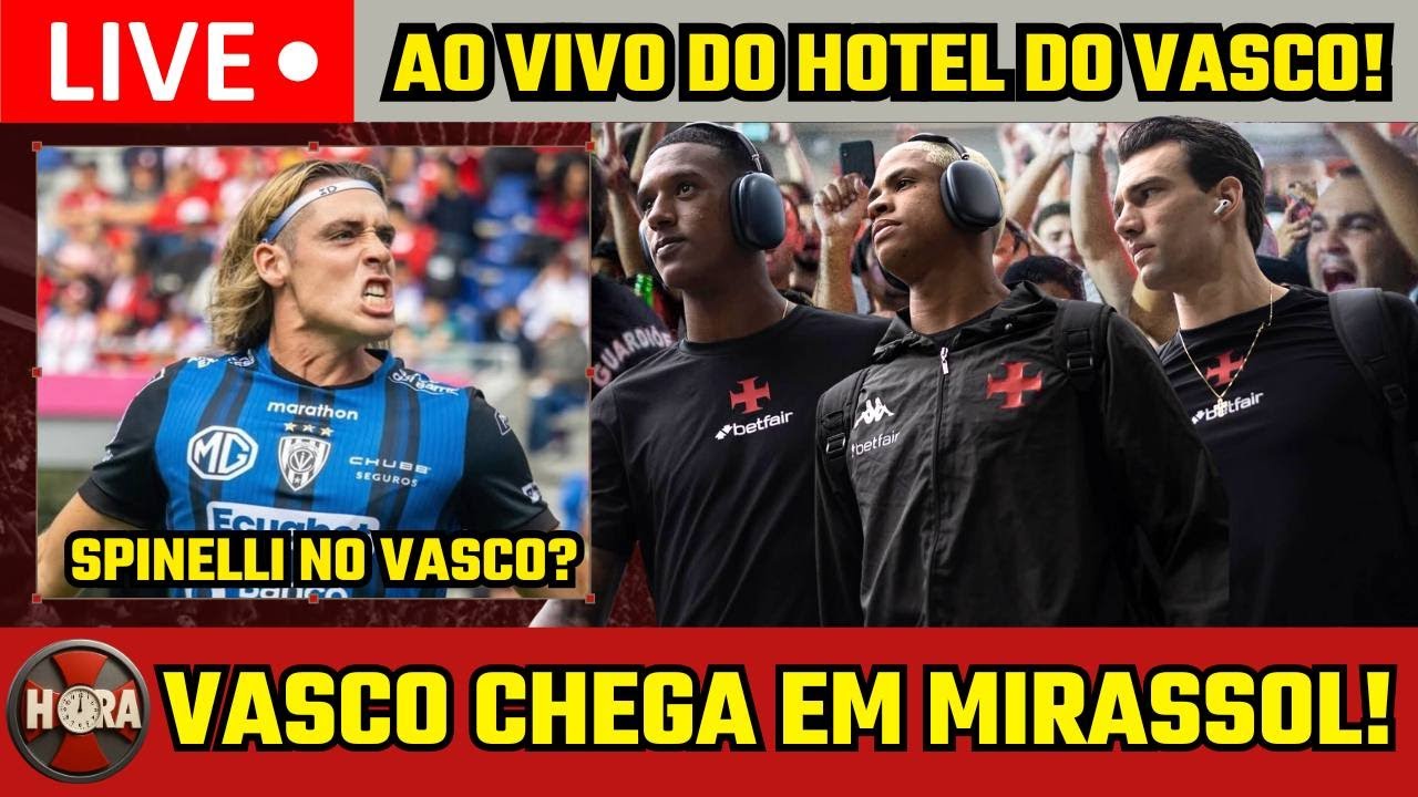 CHEGADA DO VASCO NO HOTEL AGORA!!