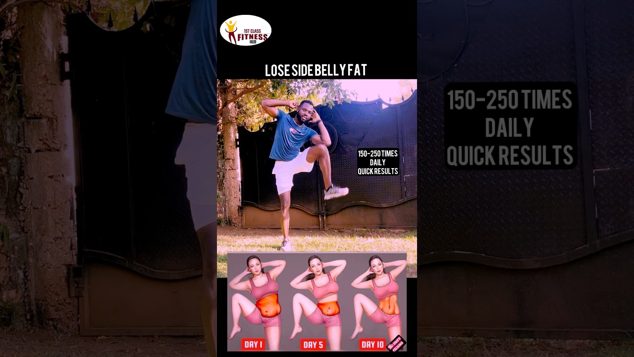 How to loss belly and side fat exercise at home #sidefatworkout #lossfat #homeworkout #viral #shorts
