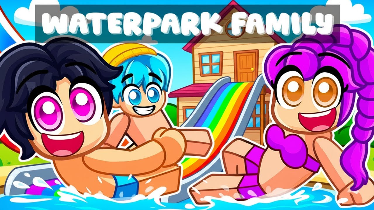 Rumi Family Gets Into Trouble At The Water Park In Roblox! KPOP Demon Hunters