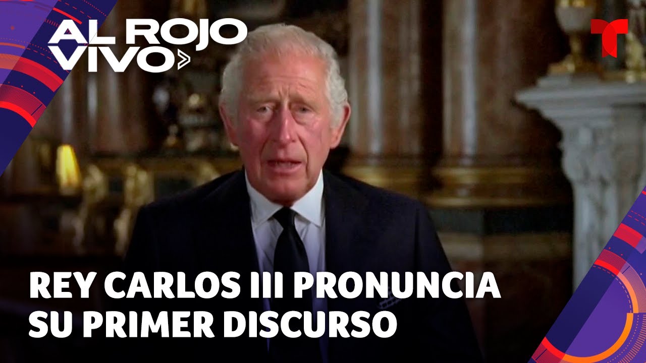 Rey Carlos III pronuncia su primer discurso como monarca