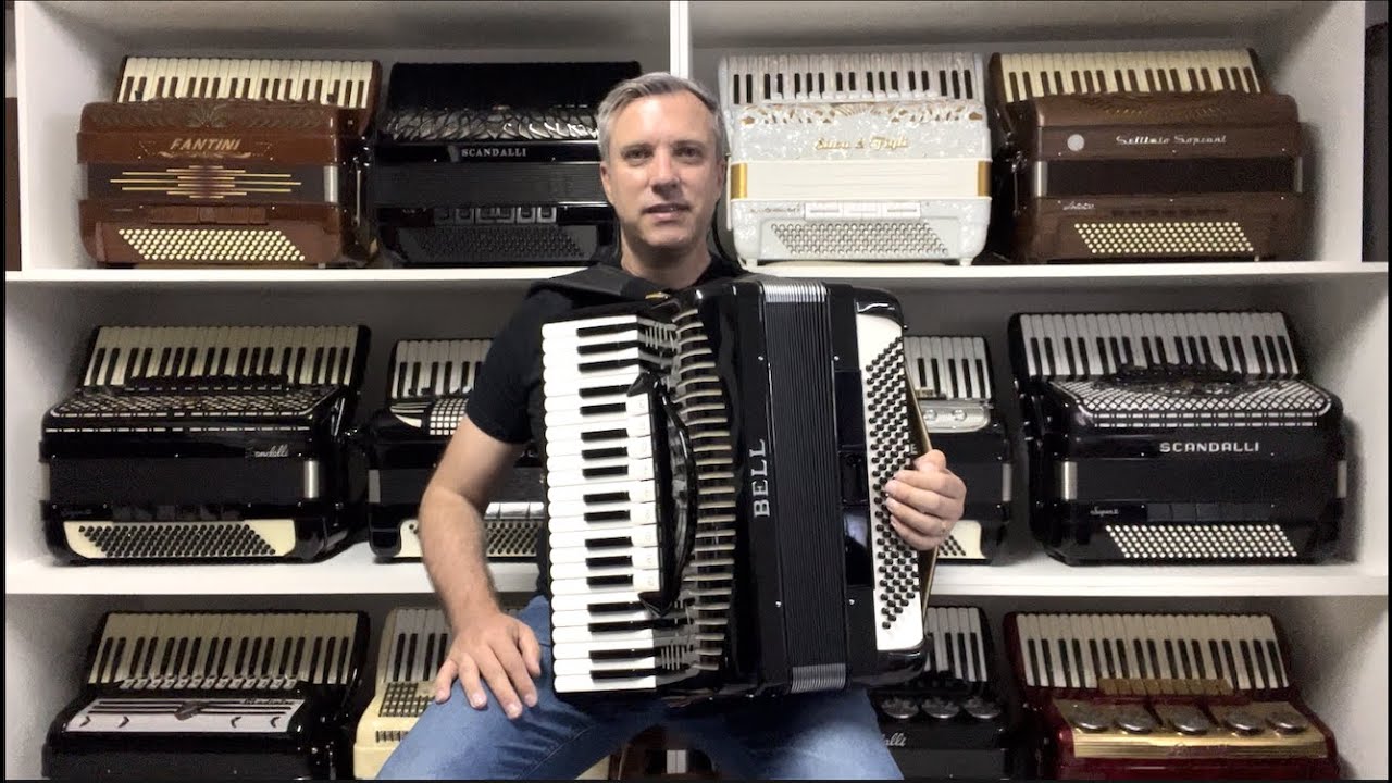 Acordeon BELL Terça Oitavada - Voz Binci - 45,5 cm - Jeferson Oliveira