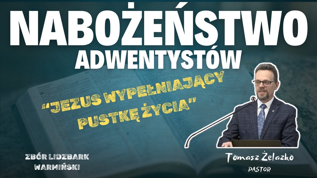 pastor Tomasz Żelazko - Jezus wypełniający pustkę życia