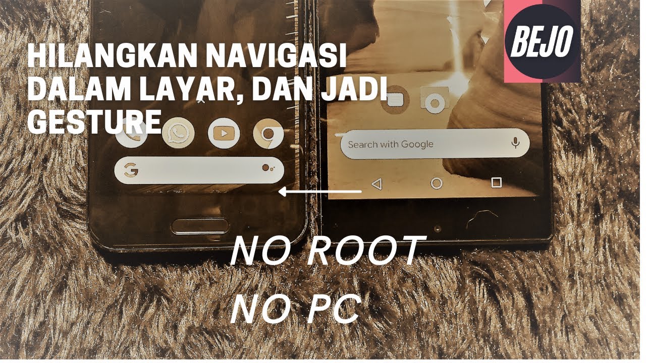 ADB TANPA PC ATAU ROOT, MENGGANTI GESTURE NAVIGASI BAWAAN YG DAPAT KOSTUMISASI