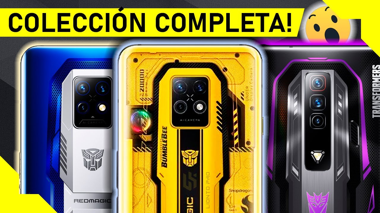Red Magic 7S Pro Transformers (Bumblebee, Optimus Prime & Decepticon) | Celulares Transformers