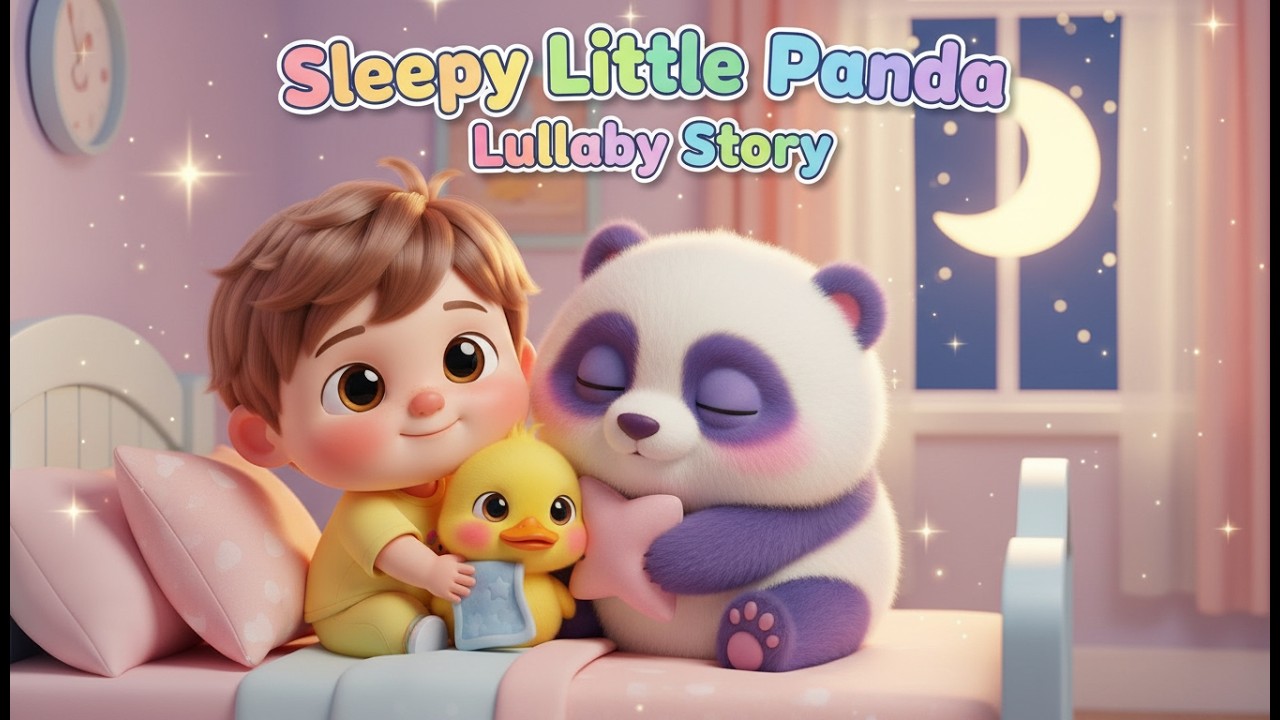 Sleepy Little Panda – Nursery Rhyme, Toddler Lullaby, Calming Music, and Bedtime Routine