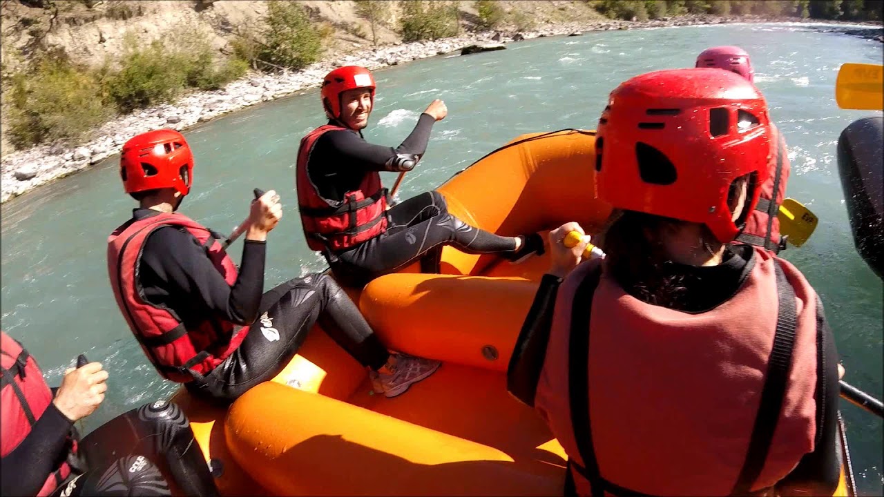 descente en rafting de la Durance