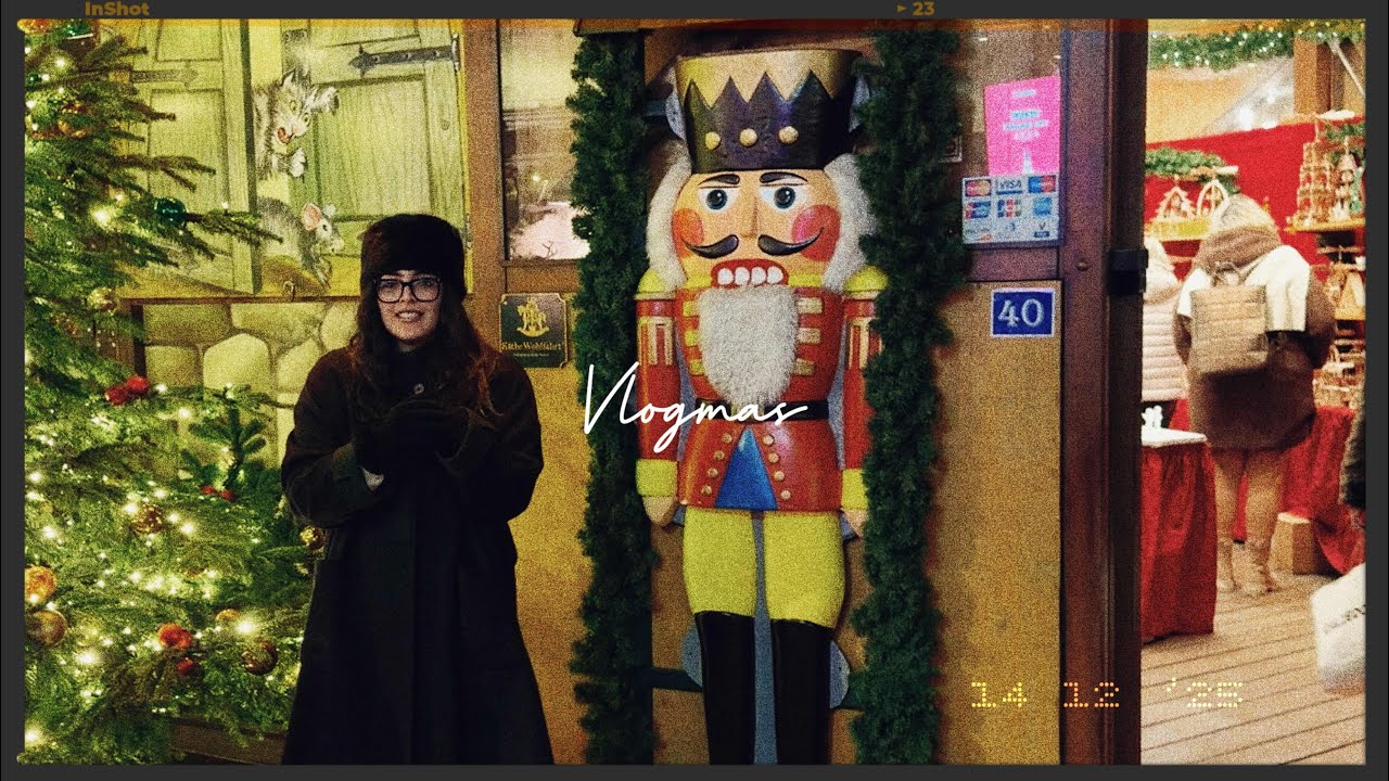 thrifting, christmas markets, decorations and thanksgiving (english vlog)