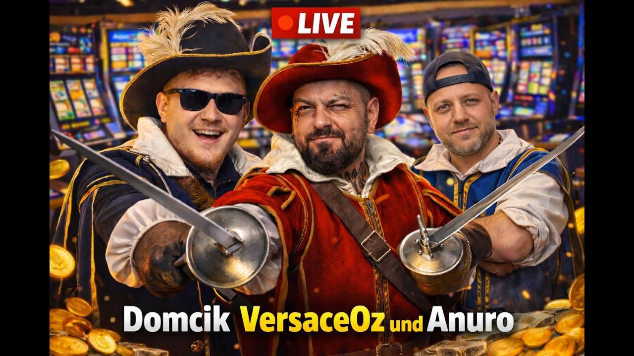 🔥🔥Die drei Musketiere Domcik & VersaceOz und Anuro greifen wieder aus dem Lieblingsort an. 🔥🔥