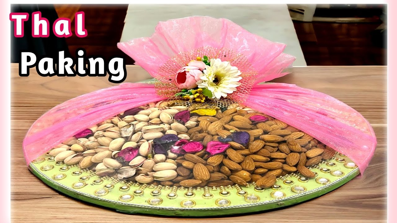 Dry fruit packing for Tilak / wedding / Dry fruit packing ideas  @CraftyideaAanya 
