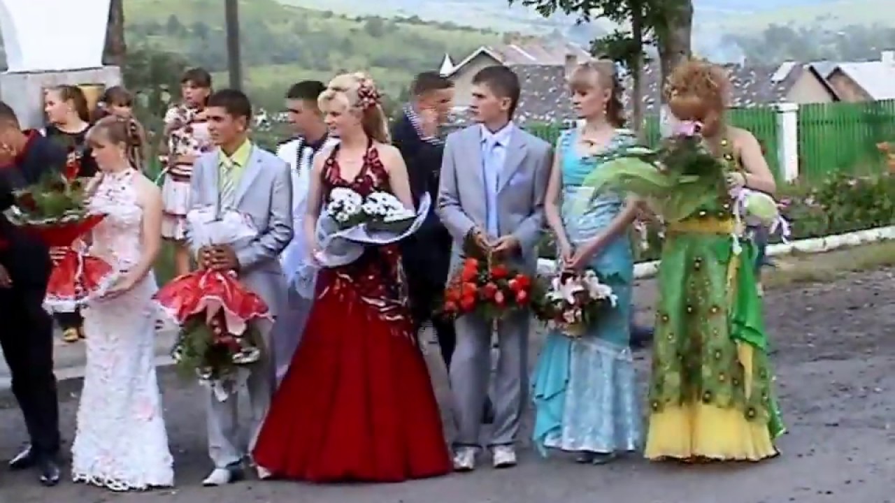 Balul de absolvire a Școlii din Voloca, cl. 11, a. 2008