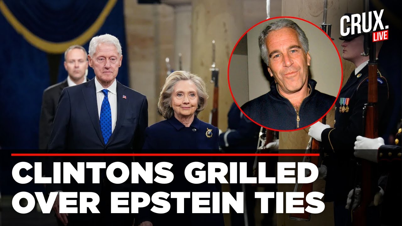 LIVE | Bill, Hillary Clinton to Testify in Jeffrey Epstein Probe as House Threatens Contempt Vote