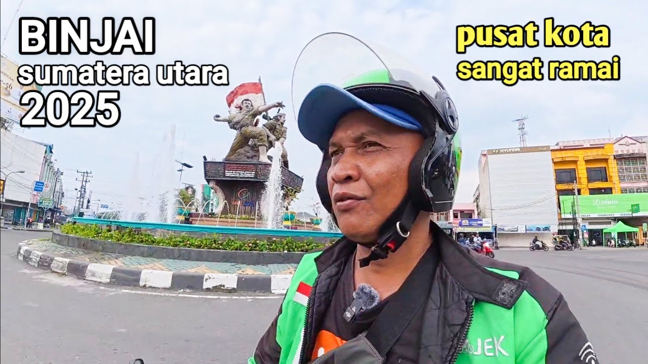 VIBES KOTA BINJAI SAAT SORE HARI TAHUN 2025 | MOTOVLOG.