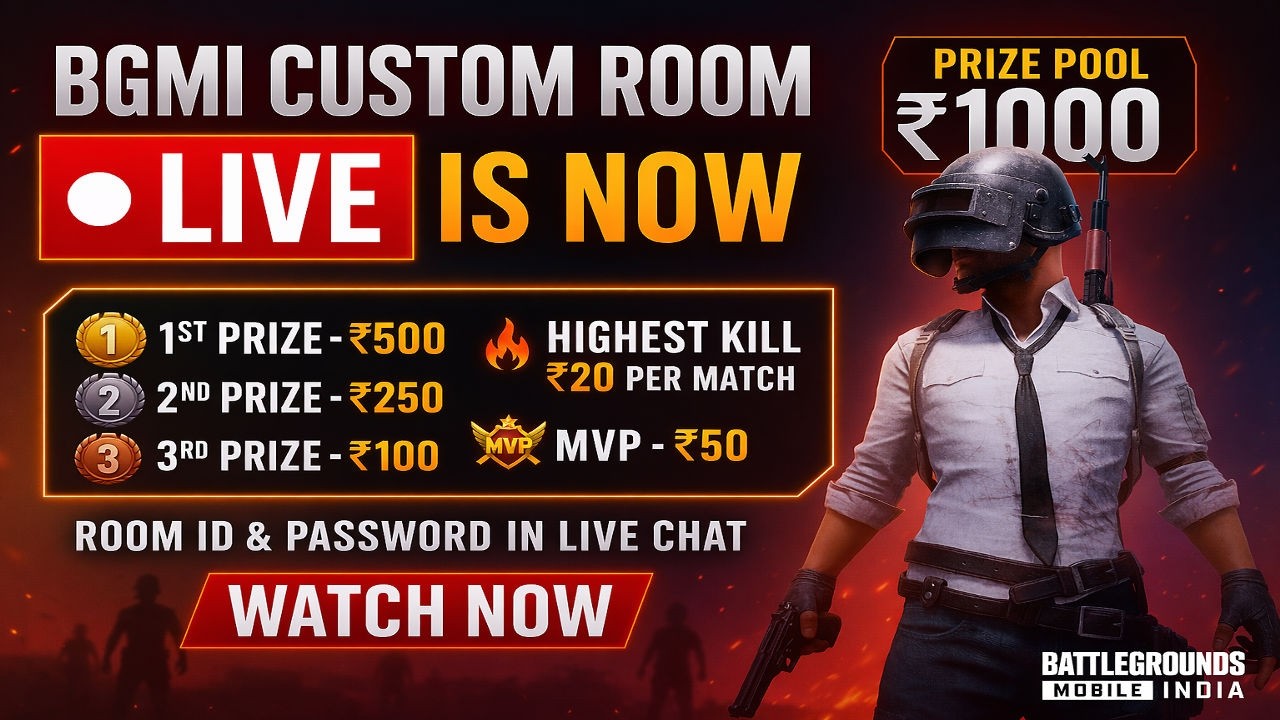BGMI LIVE CUSTOM ROOM || Custom Rooms || PUBG LIVE CUSTOM ROOMS #bgmilive #bgmicustom #shorts