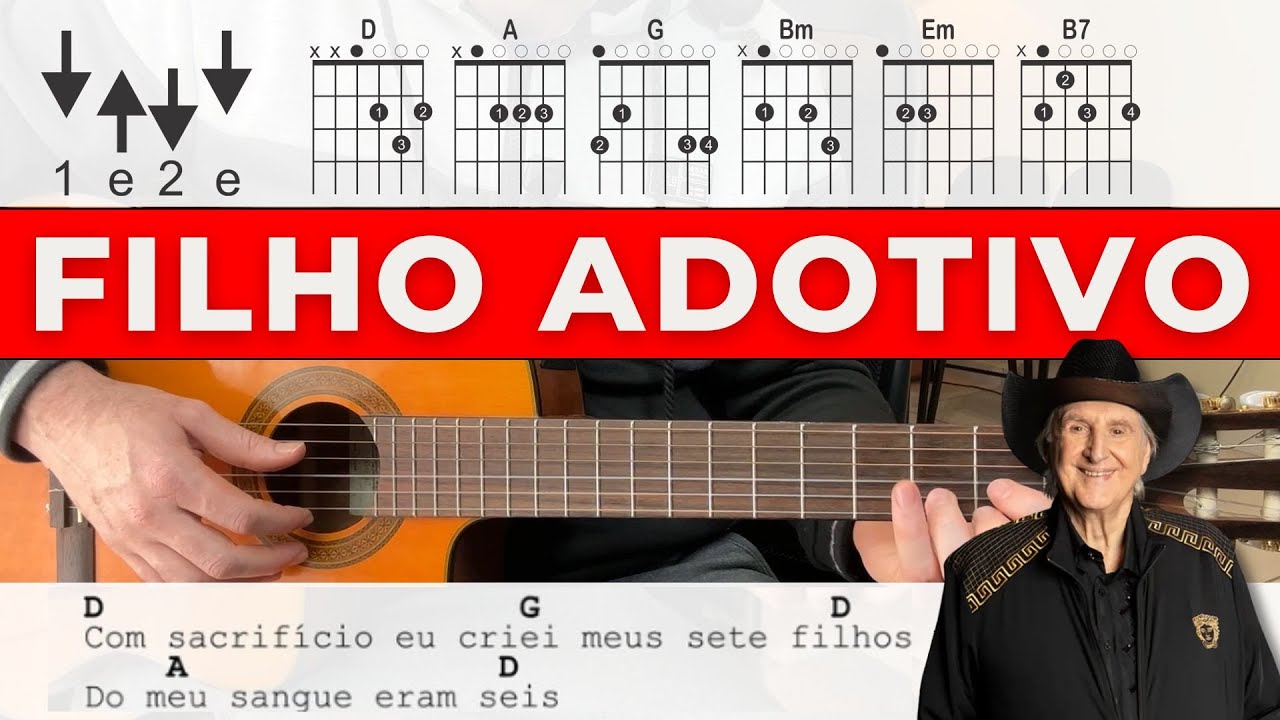 Como Tocar | Filho Adotivo - Sergio Reis | SIMPLIFICADA no Violão 🎸