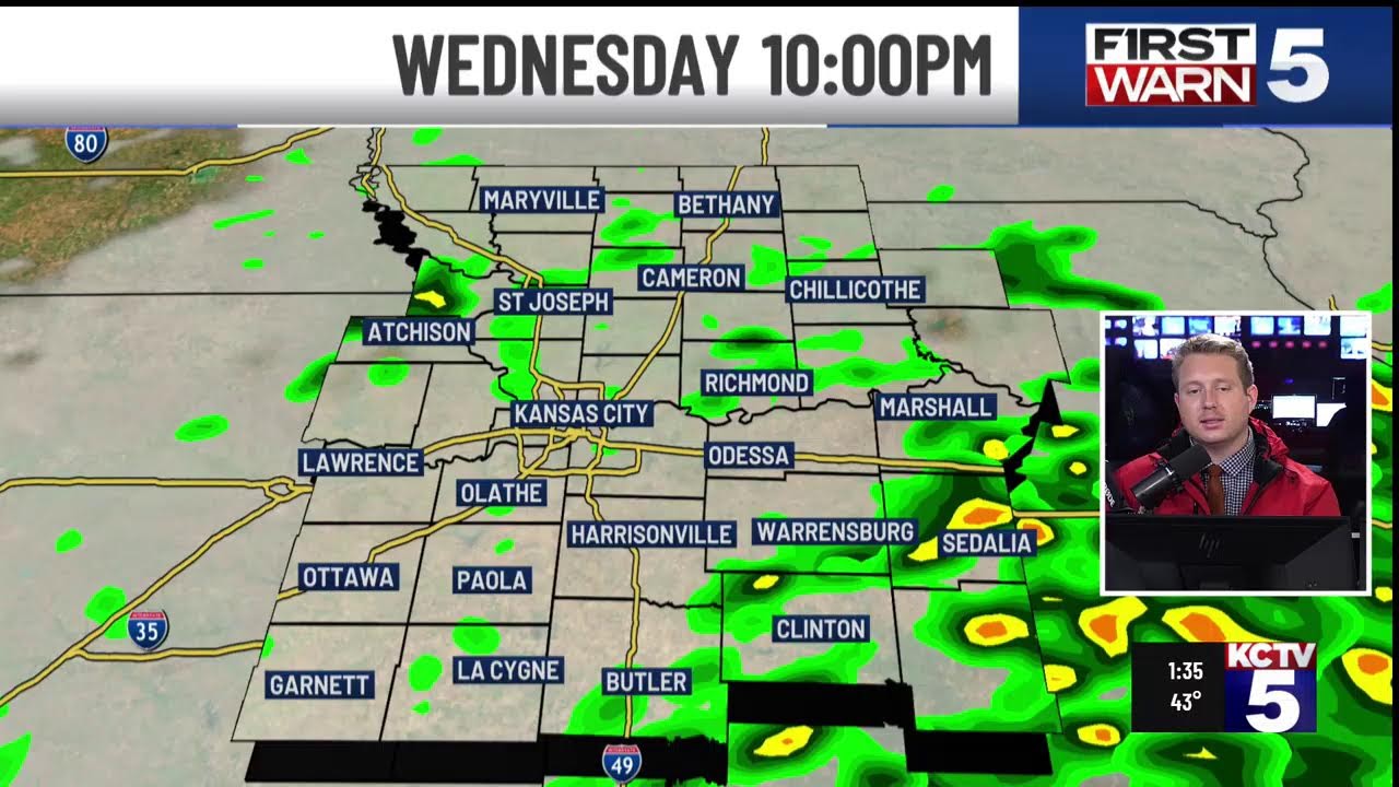 Tuesday afternoon weather update