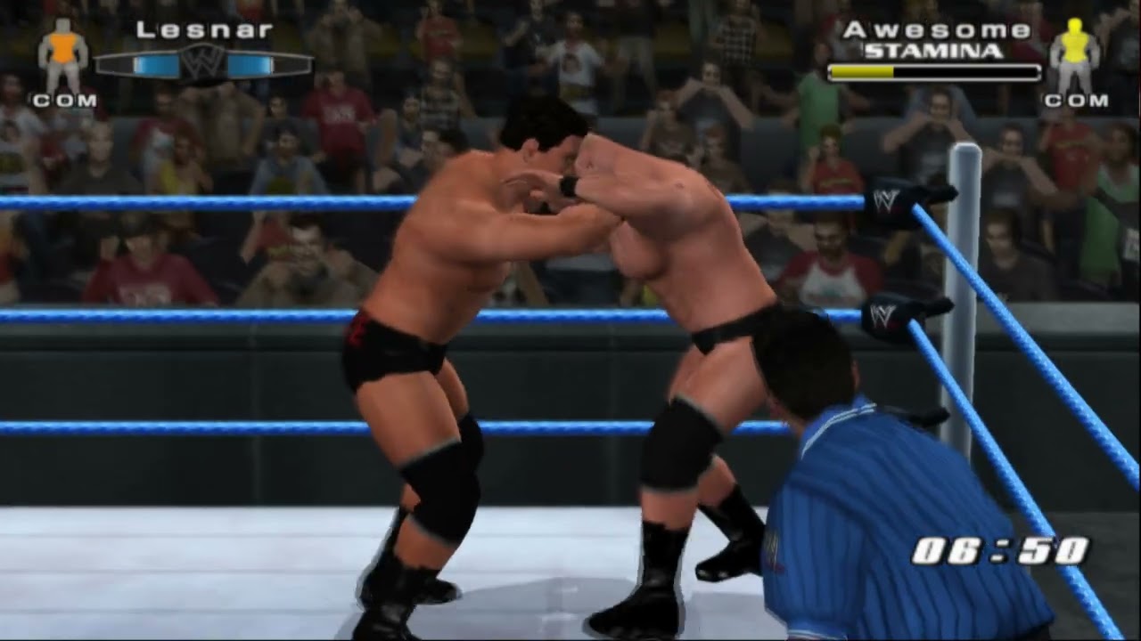 Brock Lesnar vs. Mike Awesome: WWE SmackDown! vs. Raw 2006 Gameplay