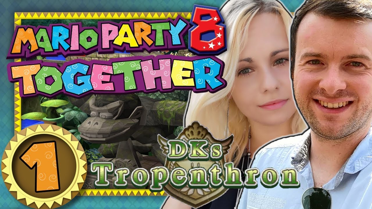 MARIO PARTY 8 TOGETHER 🎲 #1: Die letzte Hudson-Party mit Juli! Start auf DKs Tropenthron