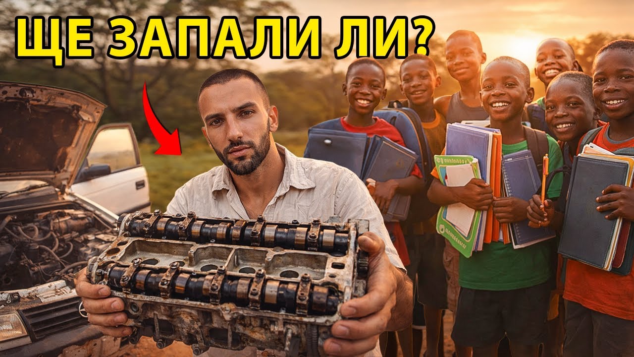 НЕВЪЗМОЖЕН РЕМОНТ В АФРИКА + Подаръци за децата