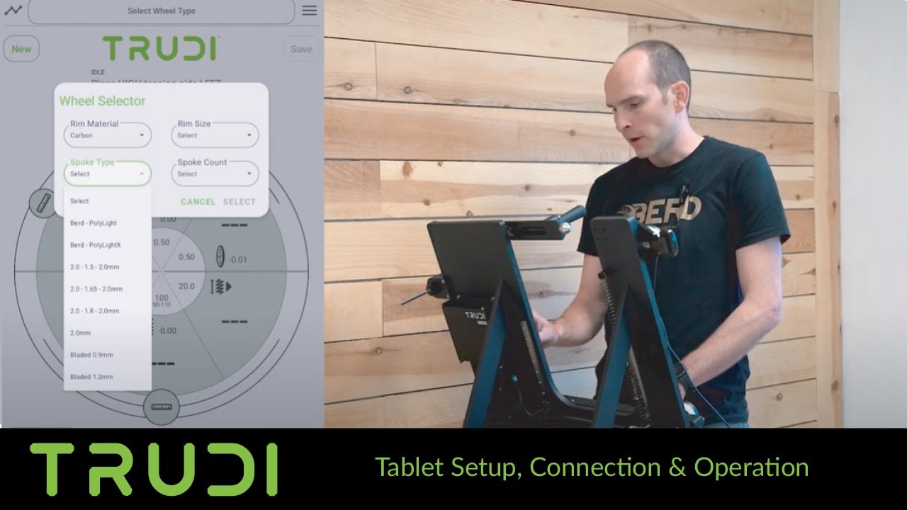 TRUDI Tablet Setup, Connection and Operation.