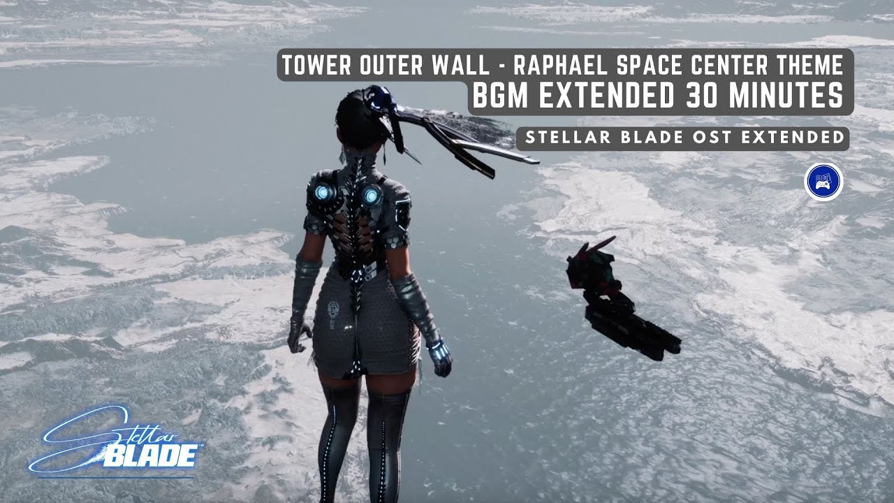 Tower Outer Wall (Maintenance Sector) - Orbit Elevator : Stellar Blade OST Extended 30 min [4K HQ]