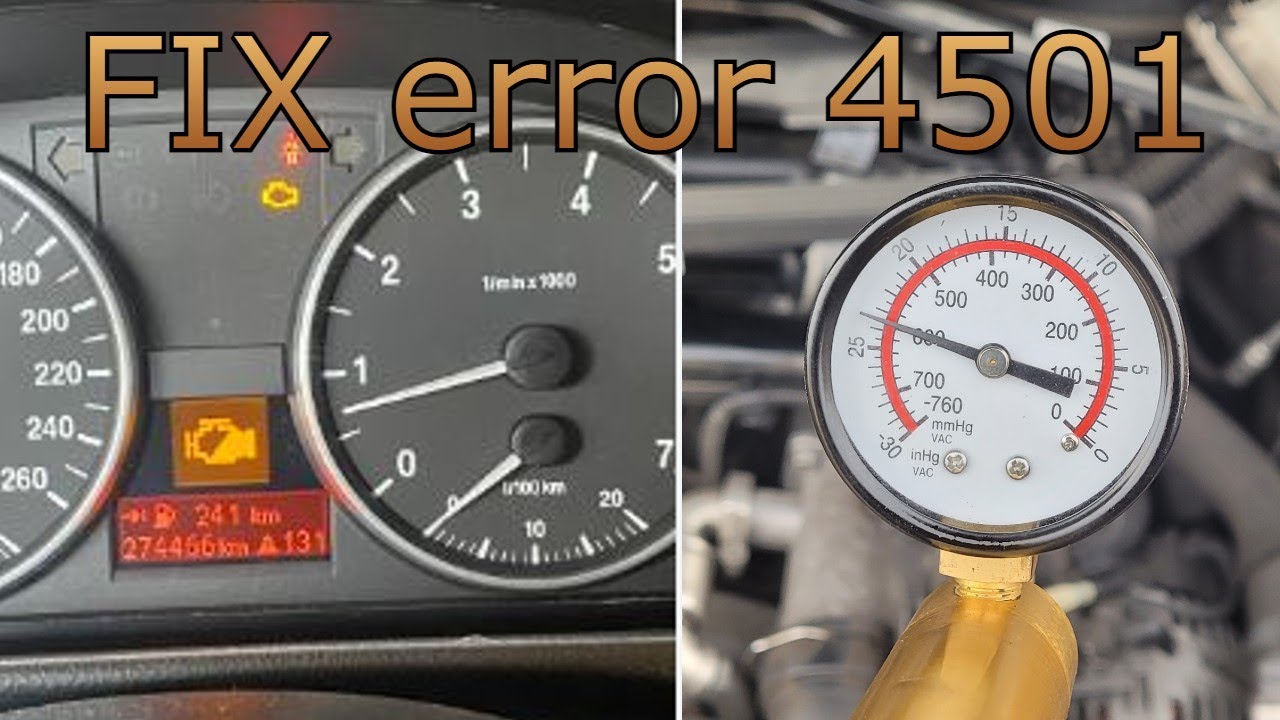 HOW TO FIX BMW Error code 4501