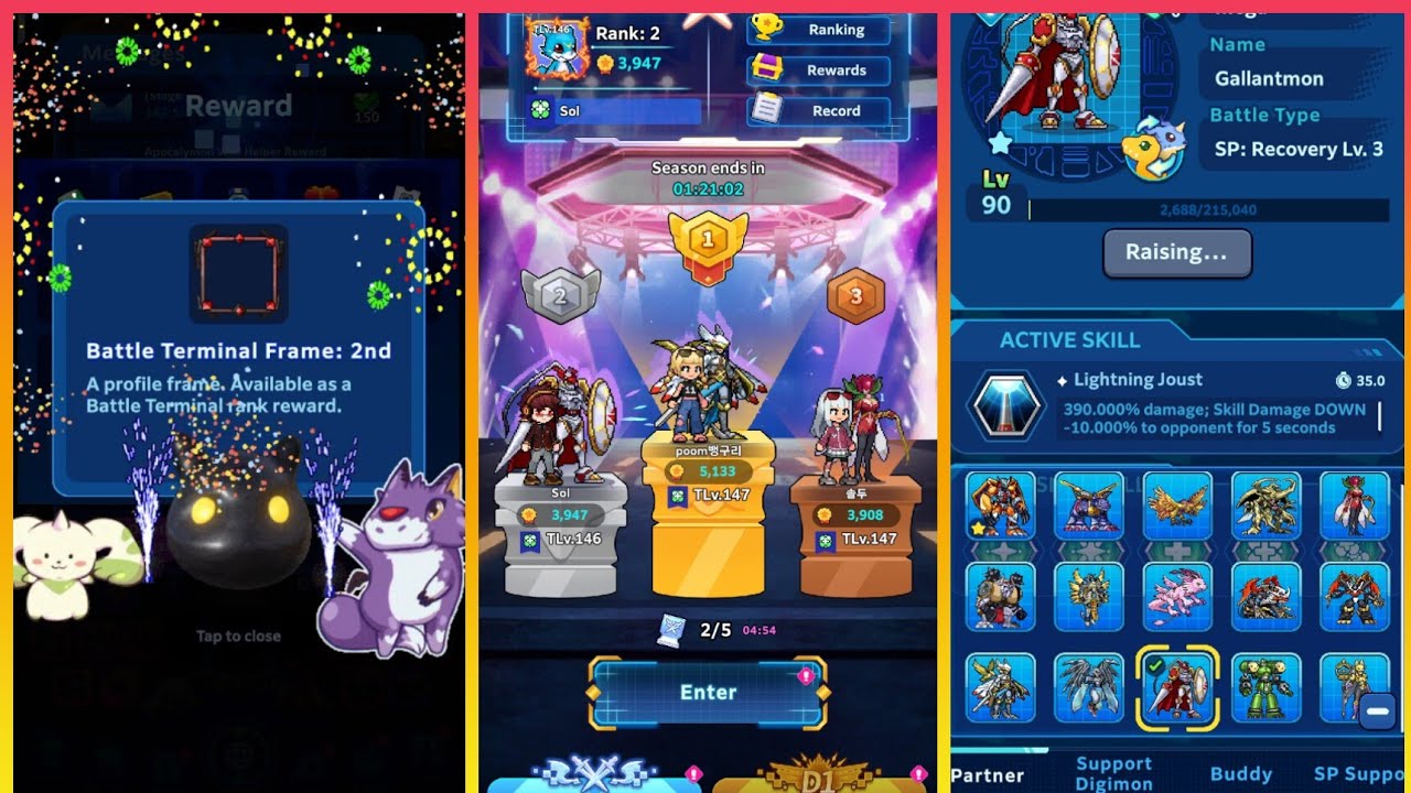 Good & Fun week. Rank 2 PVP! (Thanks to our Server Top Player & my Camp) also good Pulls. Digimon Up