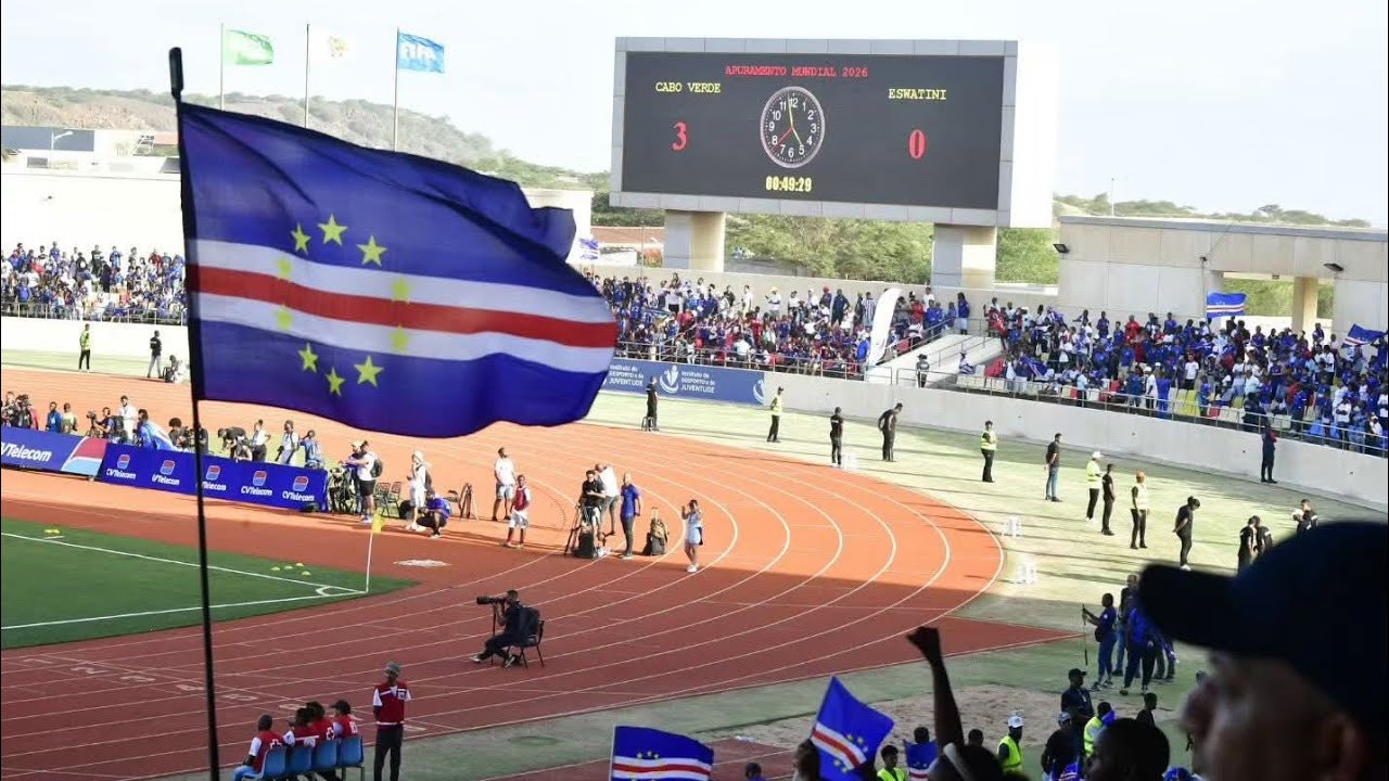 Cape Verde 🇨🇻 qualifying for  2026 FIFA World Cup, first time ever ,see joy.#fypviral#viralvideo 
