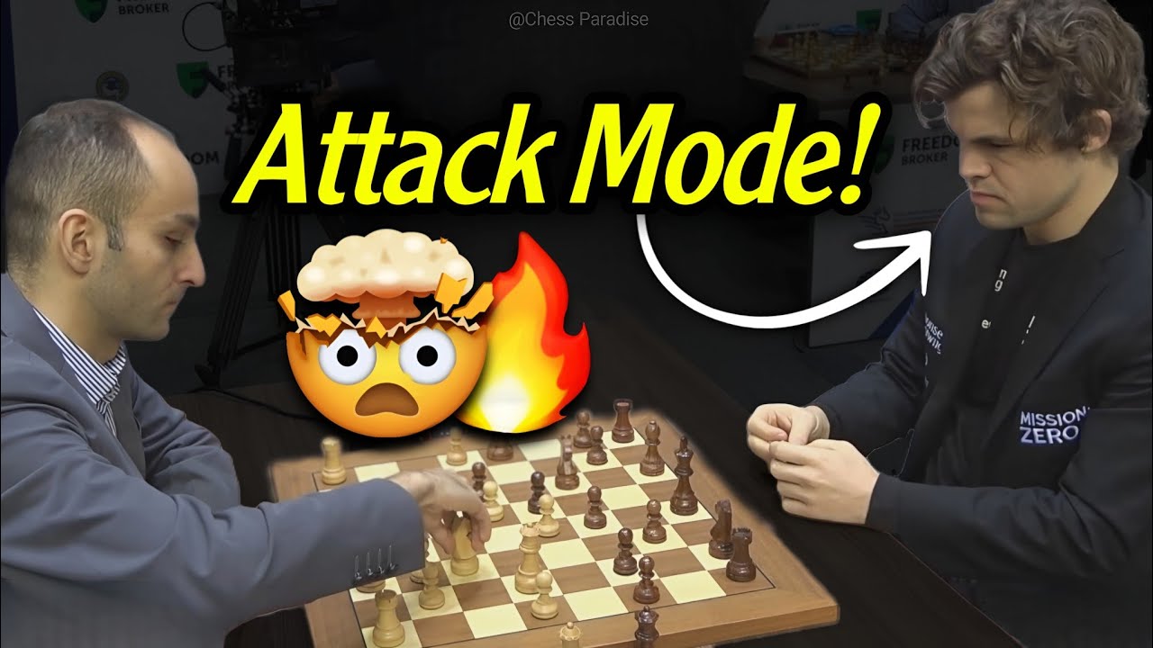 Magnus Carlsen is in Attack Mode... Absolutely Crazy!🤯