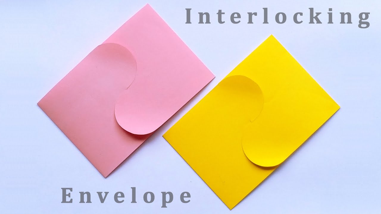 DIY Interlocking Card Envelope Making Out Of Paper | Gift Card Making With Free Template | DIY Ideas