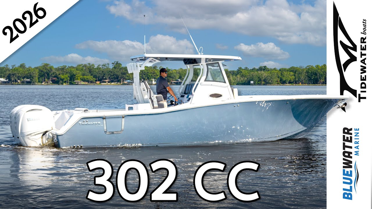 New Tidewater 302 CC Walkthrough with Bluewater Marine - 302CC NLPUC102D526