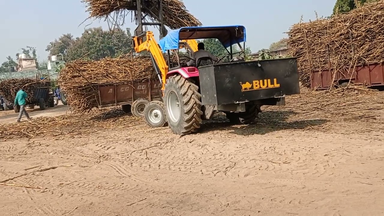 Mahindra arjun 605 DI BULL Sugercane loader / 8 December 2022