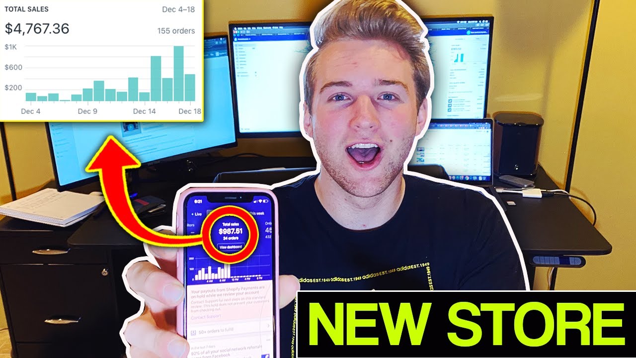 $987.51 In 10 Hours | New Shopify Store (Breakdown)