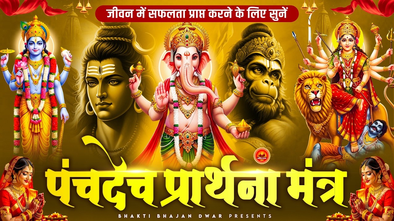 पंचदेव प्रार्थना मंत्र - जीवन में सफलता प्राप्त करने के लिए - पंचदेव प्रार्थना - Panchdev Prarthna