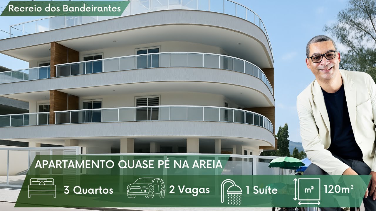 Novidade no Recreio!! Apartamento ao lado da praia -Posto 10