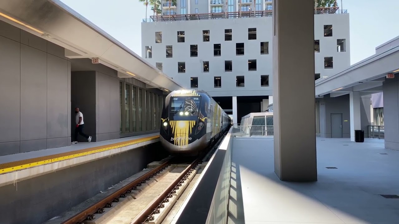 Tri-Rail & Brightline @ Miami Central Station (1/31/24)