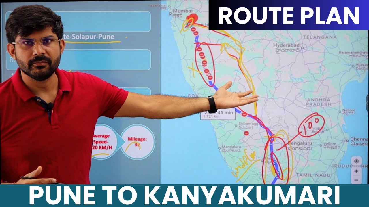 Route Plan & Road Conditions| Pune to Kanyakumari solo road trip | #weekendwanderer #hondahighness
