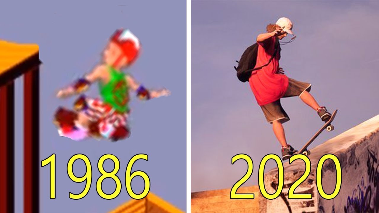 Эволюция скейтборд-игр 1986–2020