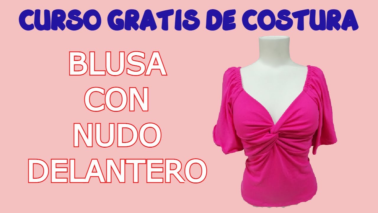 COMO HACER UNA BLUSA CON NUDO DELANTERO