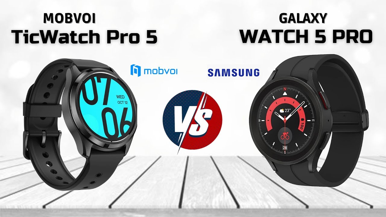 Samsung Galaxy Watch 5 Pro Vs TicWatch Pro 5 | Comparison