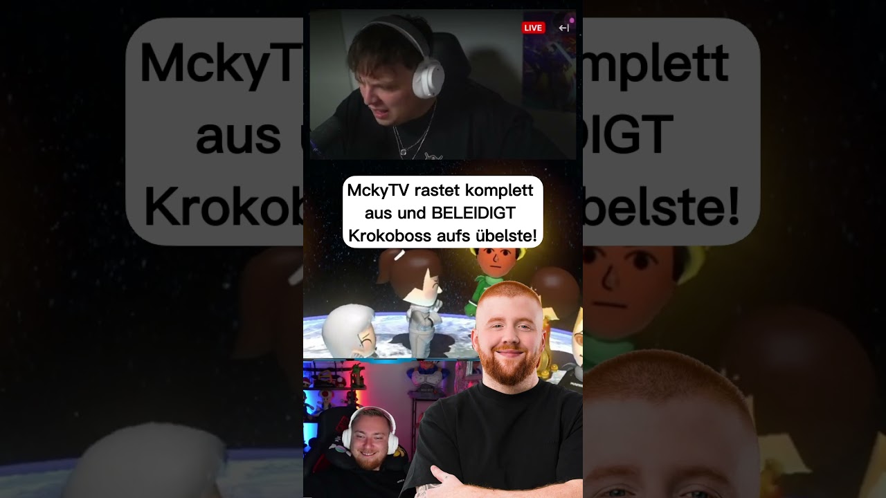 MckyTV ranted &uuml;ber Krokoboss &ndash; und der ERWISCHT ihn LIVE! 😱🔥