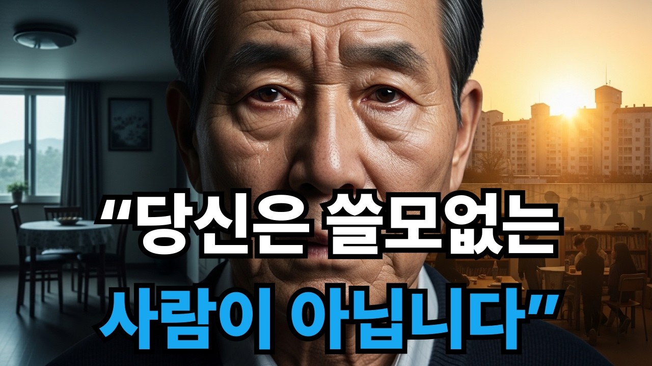 “그 한마디가 저를 살렸습니다 | 퇴직 후 무너진 가장, 인생 2막의 기적”
